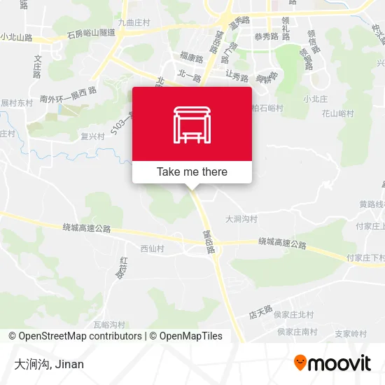 大涧沟 map