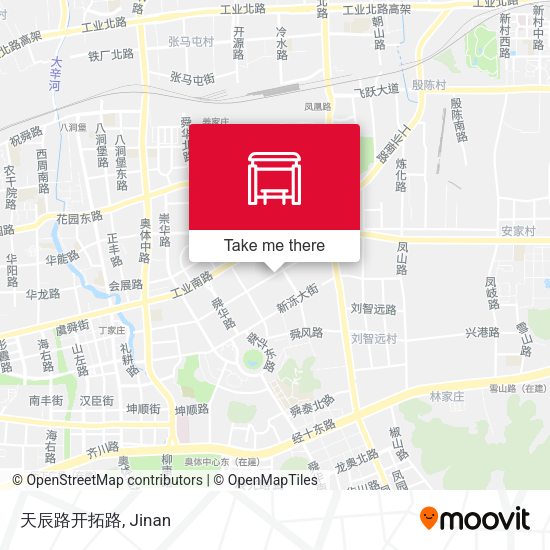 天辰路开拓路 map