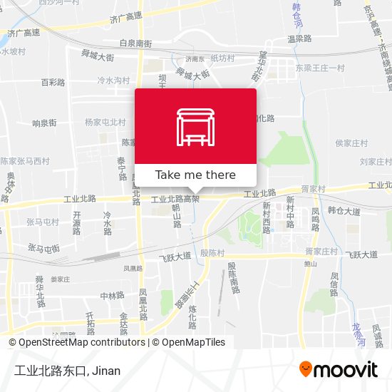 工业北路东口 map