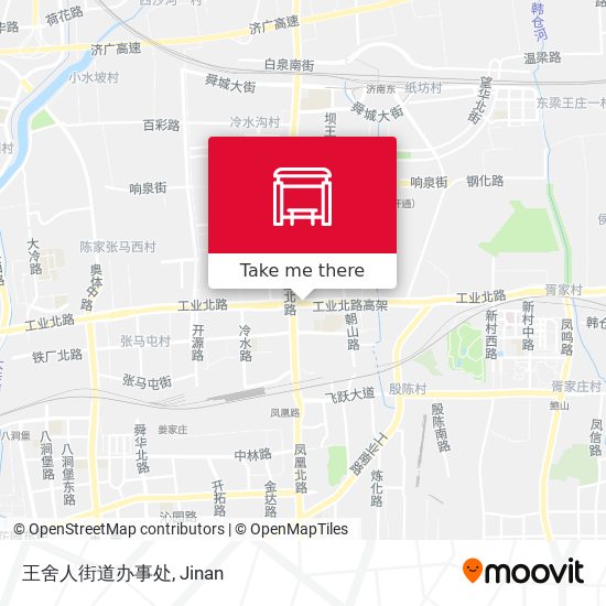 王舍人街道办事处 map