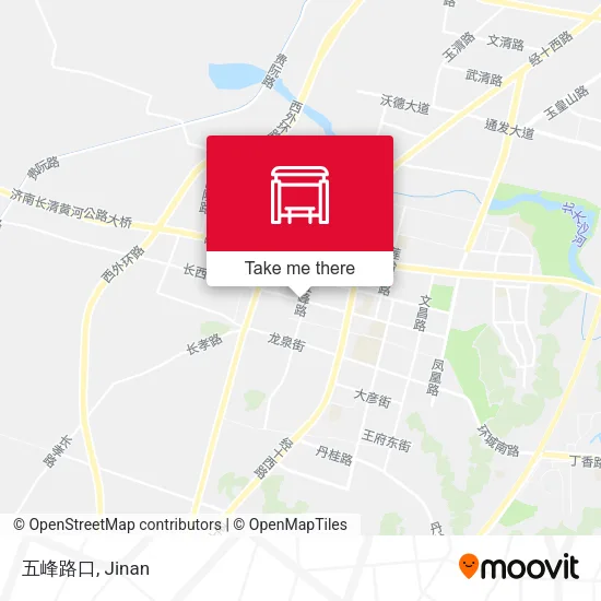 五峰路口 map