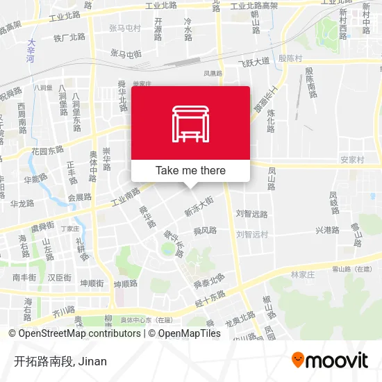 开拓路南段 map