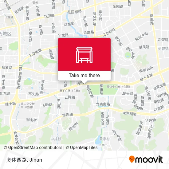 奥体西路 map
