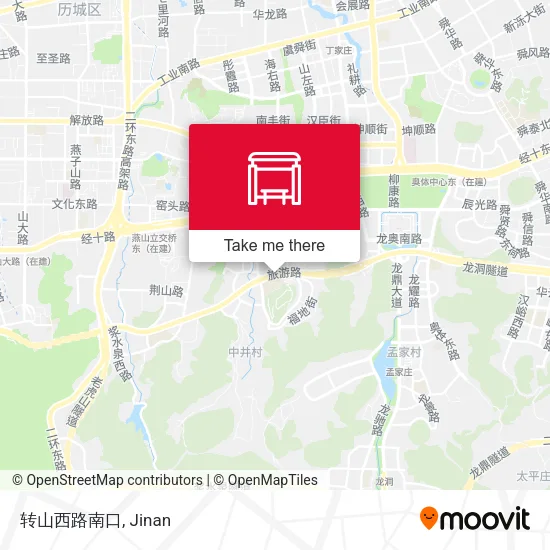 转山西路南口 map