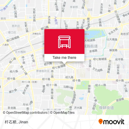 杆石桥 map
