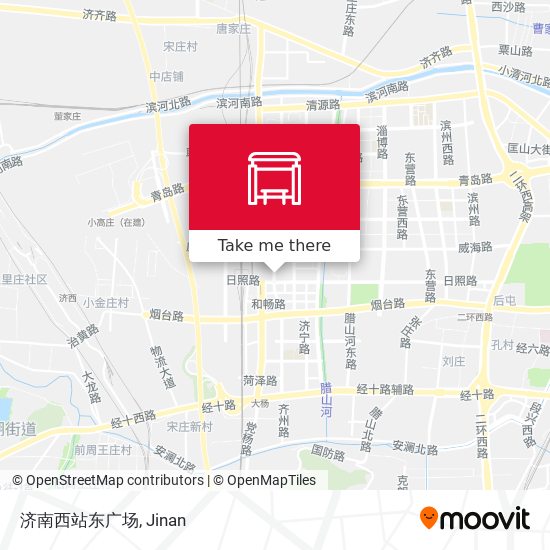济南西站东广场 map
