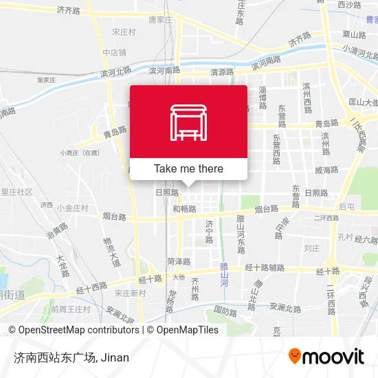 济南西站东广场 map