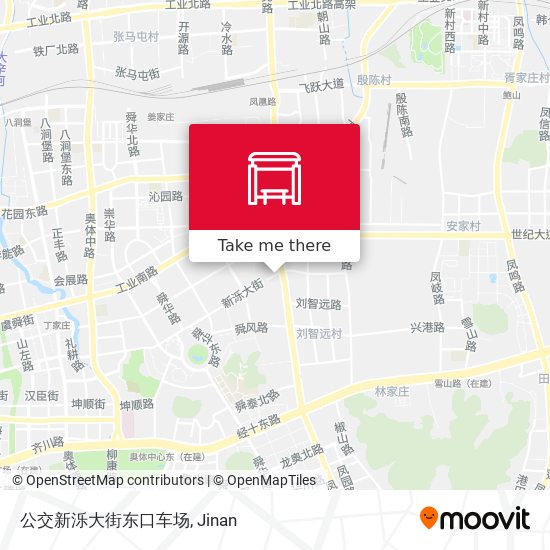 公交新泺大街东口车场 map