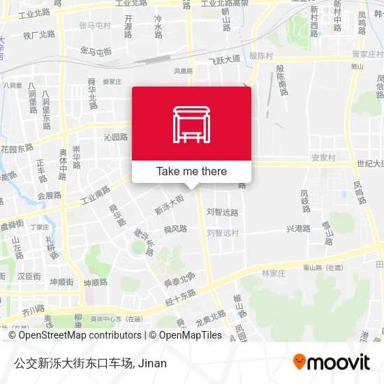 公交新泺大街东口车场 map
