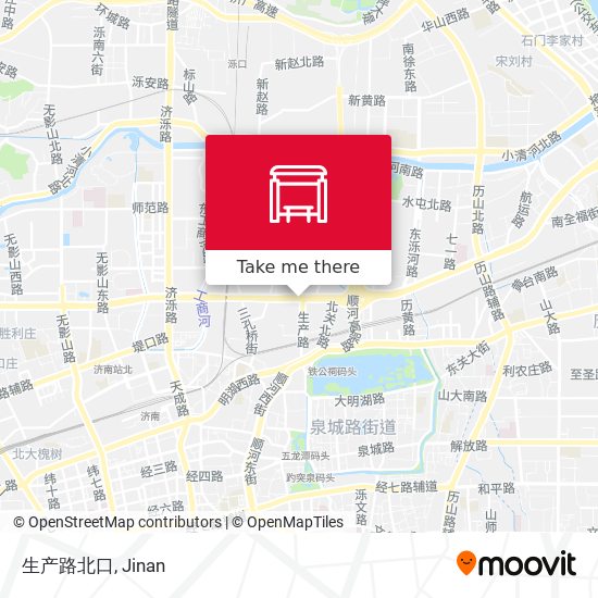 生产路北口 map