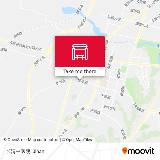 长清中医院 map