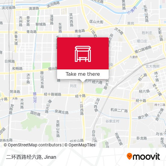 二环西路经六路 map