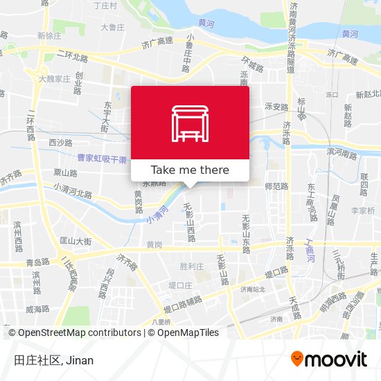 田庄社区 map