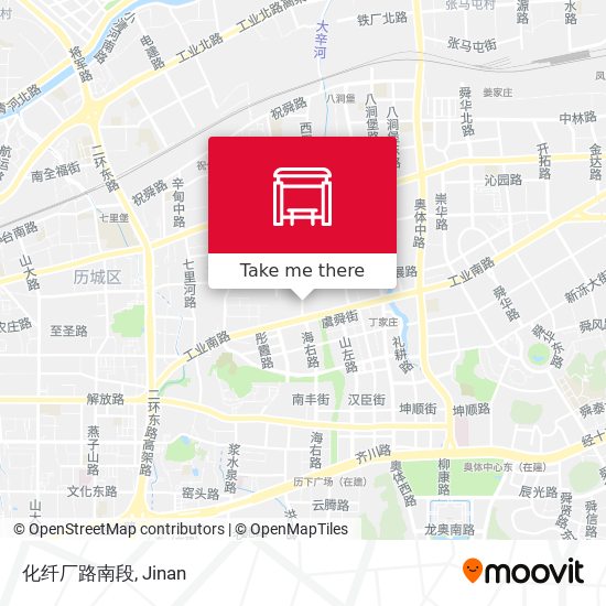 化纤厂路南段 map