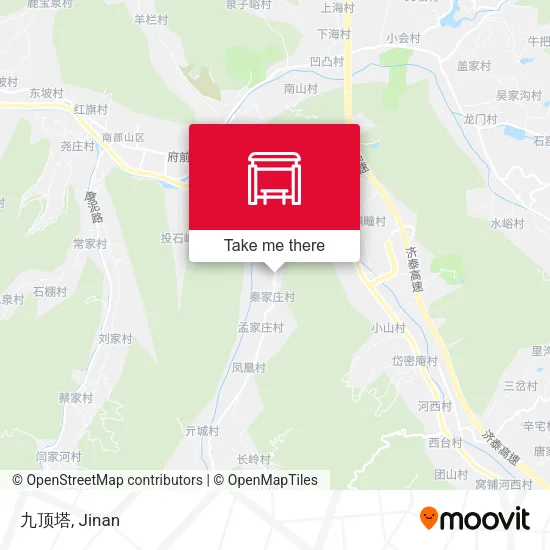 九顶塔 map