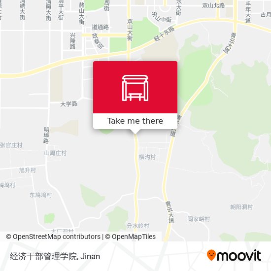 经济干部管理学院 map