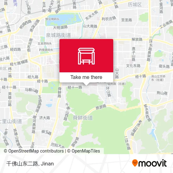 千佛山东二路 map