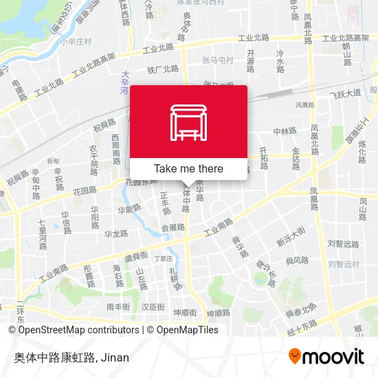 奥体中路康虹路 map