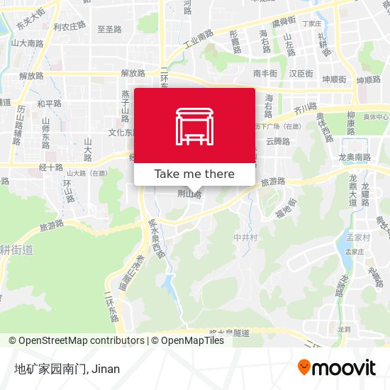 地矿家园南门 map