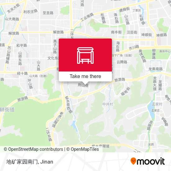 地矿家园南门 map