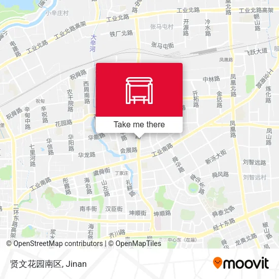 贤文花园南区 map