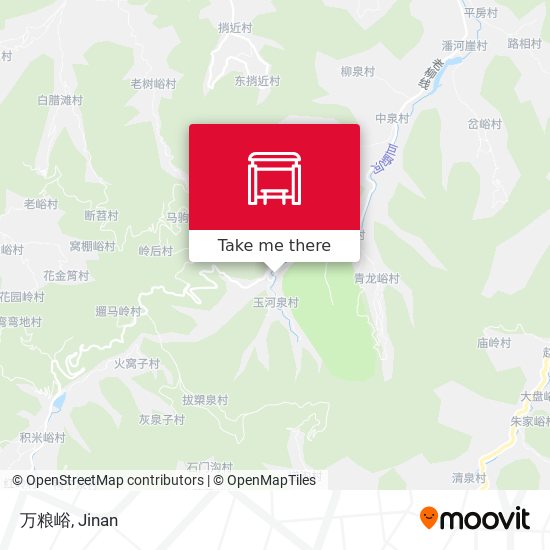 万粮峪 map