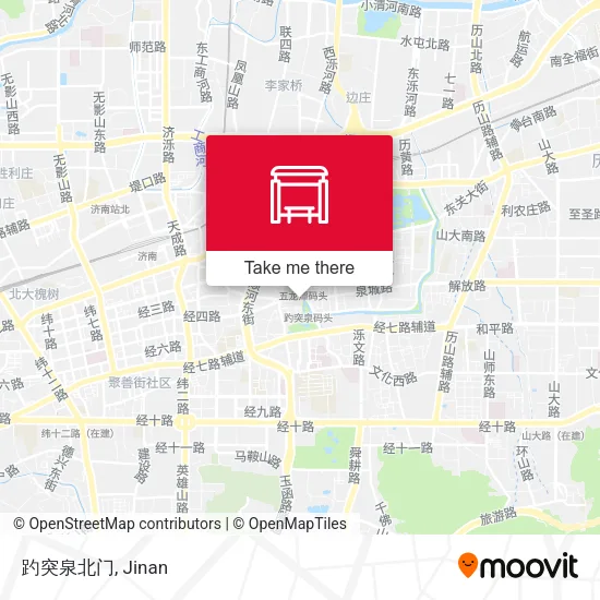 趵突泉北门 map