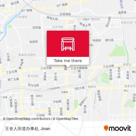 王舍人街道办事处 map