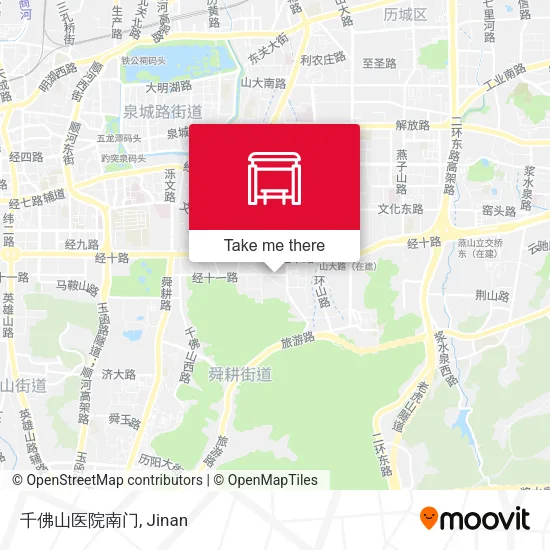 千佛山医院南门 map