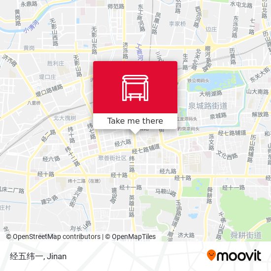 经五纬一 map