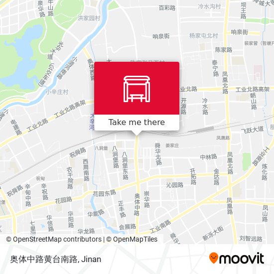 奥体中路黄台南路 map