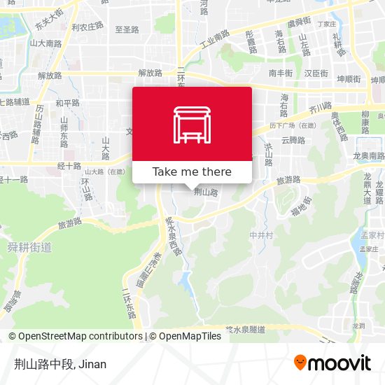 荆山路中段 map