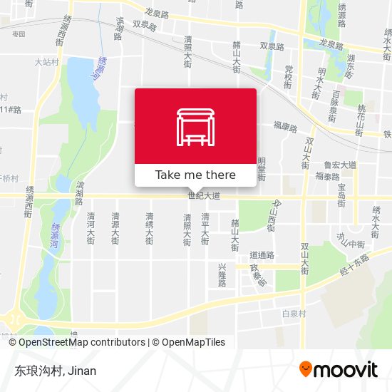 东琅沟村 map