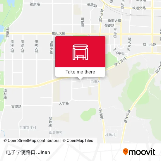 电子学院路口 map