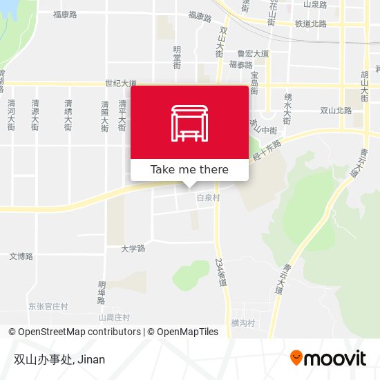 双山办事处 map