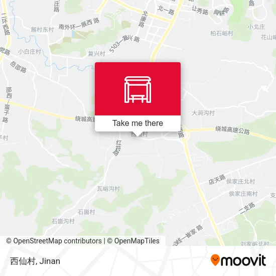 西仙村 map