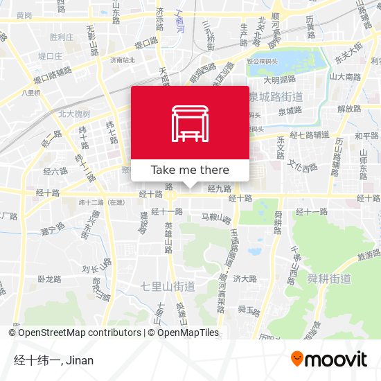 经十纬一 map