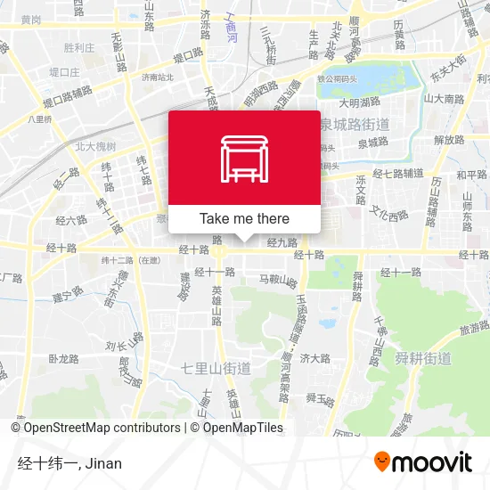 经十纬一 map