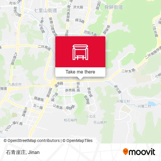 石青崖庄 map