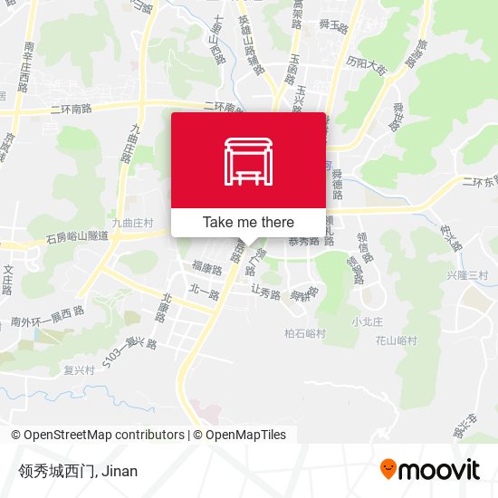 领秀城西门 map