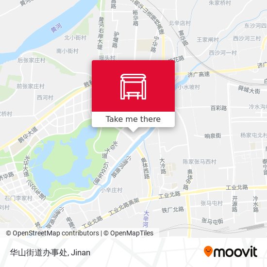 华山街道办事处 map