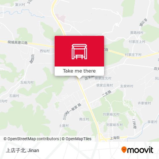上店子北 map