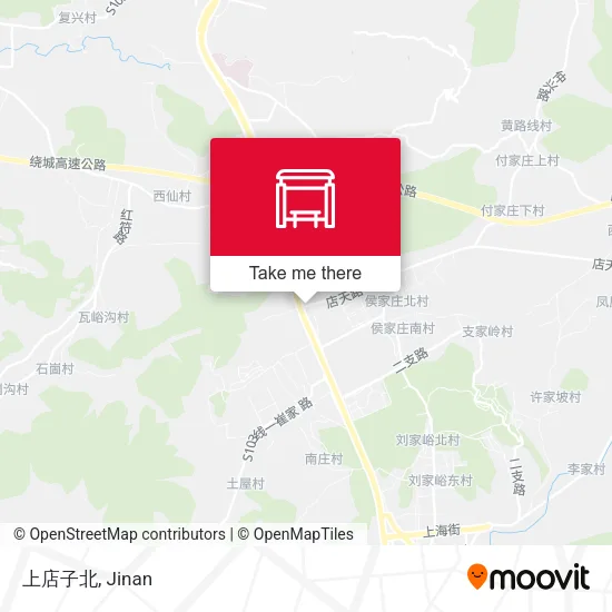 上店子北 map