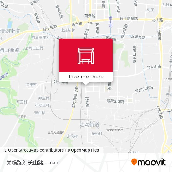 党杨路刘长山路 map