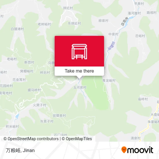 万粮峪 map