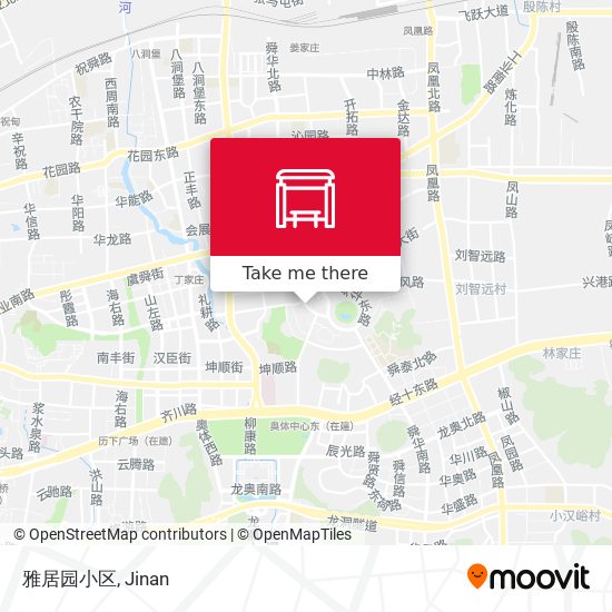 雅居园小区 map