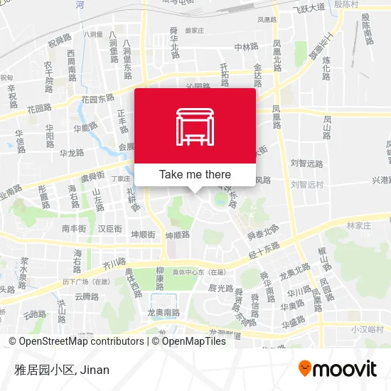 雅居园小区 map