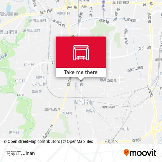 马家庄 map