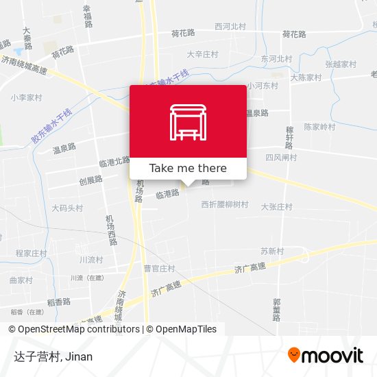 达子营村 map