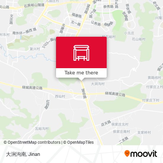 大涧沟南 map